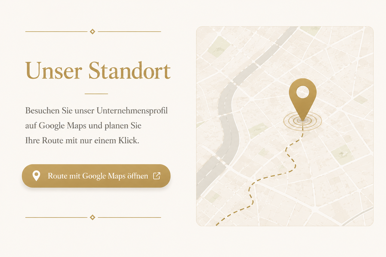 PRÄZISE Standort auf Google Maps